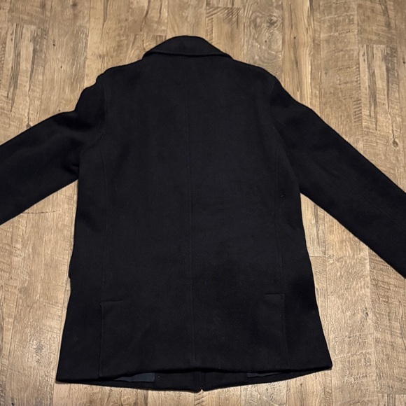 J. Crew Women's Classic Navy Pea Coat - Size M - Picture 4 of 12